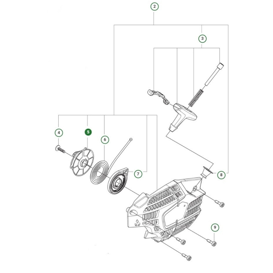 Starter Pulley 39Cc