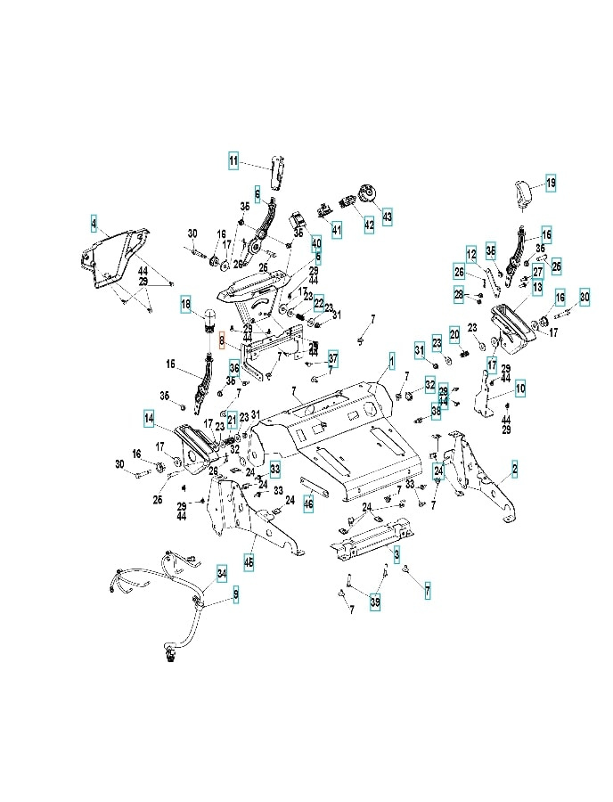 Bracket Cable Chute Rotator