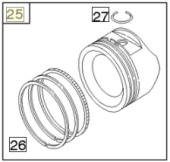 Piston Assembly 84011097 Piston Assembly 84011097