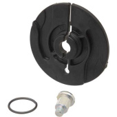 Plate with ratchet friction Plate with ratchet friction